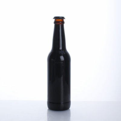 XLDFW-006 330ml Light Black Glass Beer Bottle