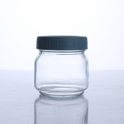 XLDSJ-005 250ml Clear Glass Mason Jar