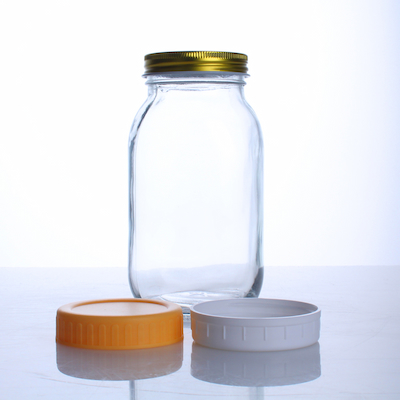 XLDSJ-008 850ml Clear Glass Mason Jar
