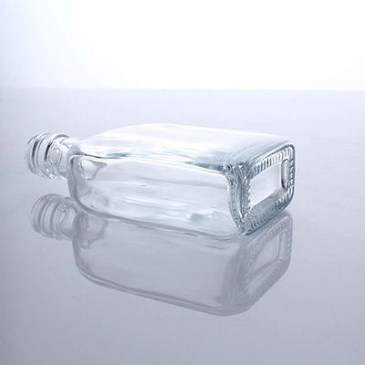 XLDFF-005 200ml Classical Clear Flask Glass Bottle for Coffee