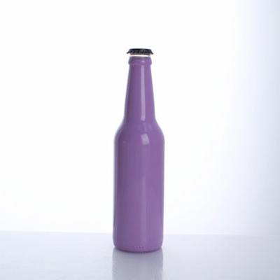 XLDFW-001 330ml Lavender Glass Beer Bottle
