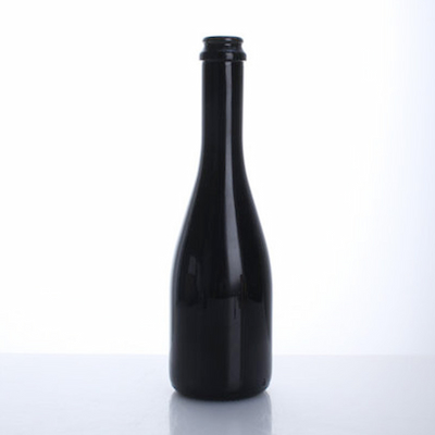 XLDFW-007 375ml Light Black Glass Wine Bottle