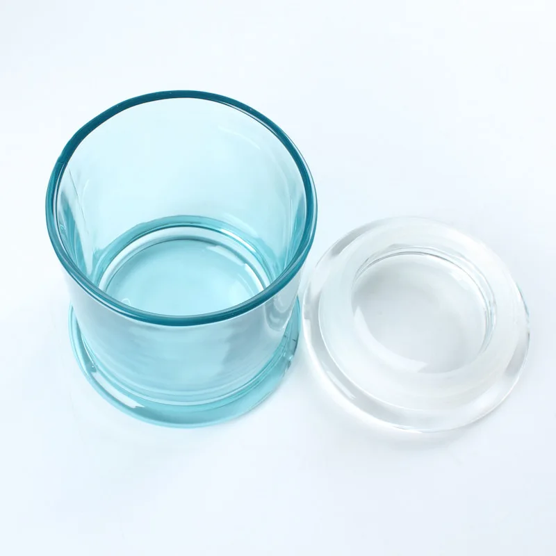 glass containers with lids for candles