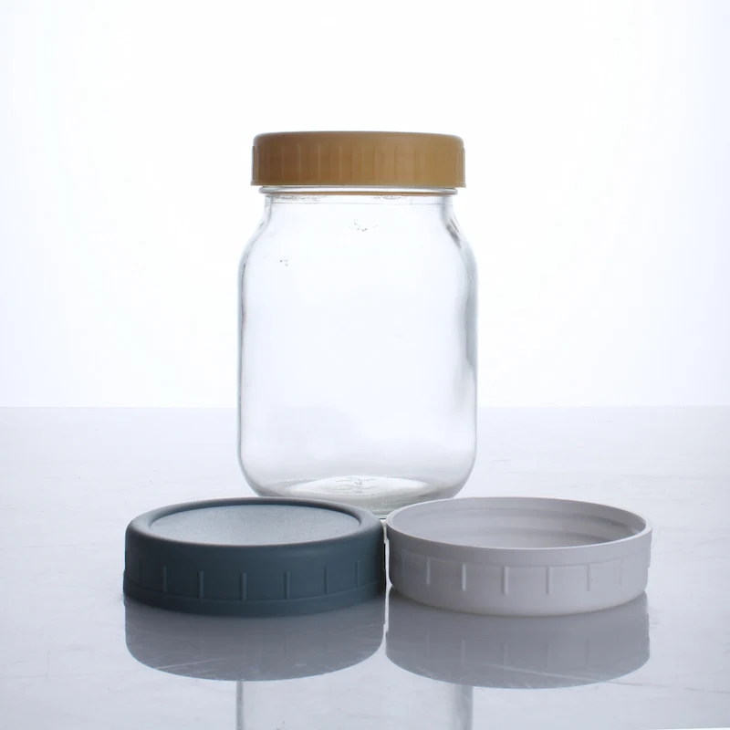 large glass food jars