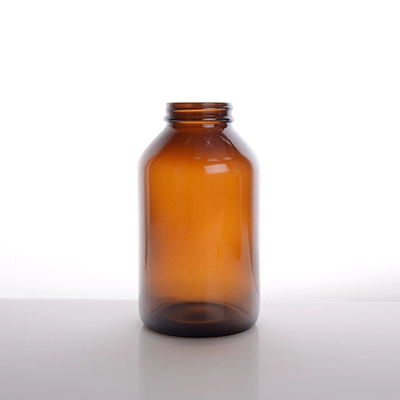 Amber Glass Jars