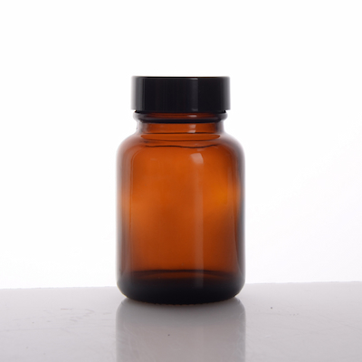 XLDAJ-001 60ml Amber Glass Medicine Bottle For Pill