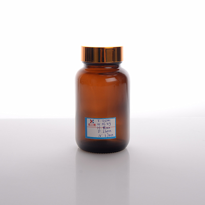XLDAJ-004 120ml Amber Glass Medicine Bottle For Pill