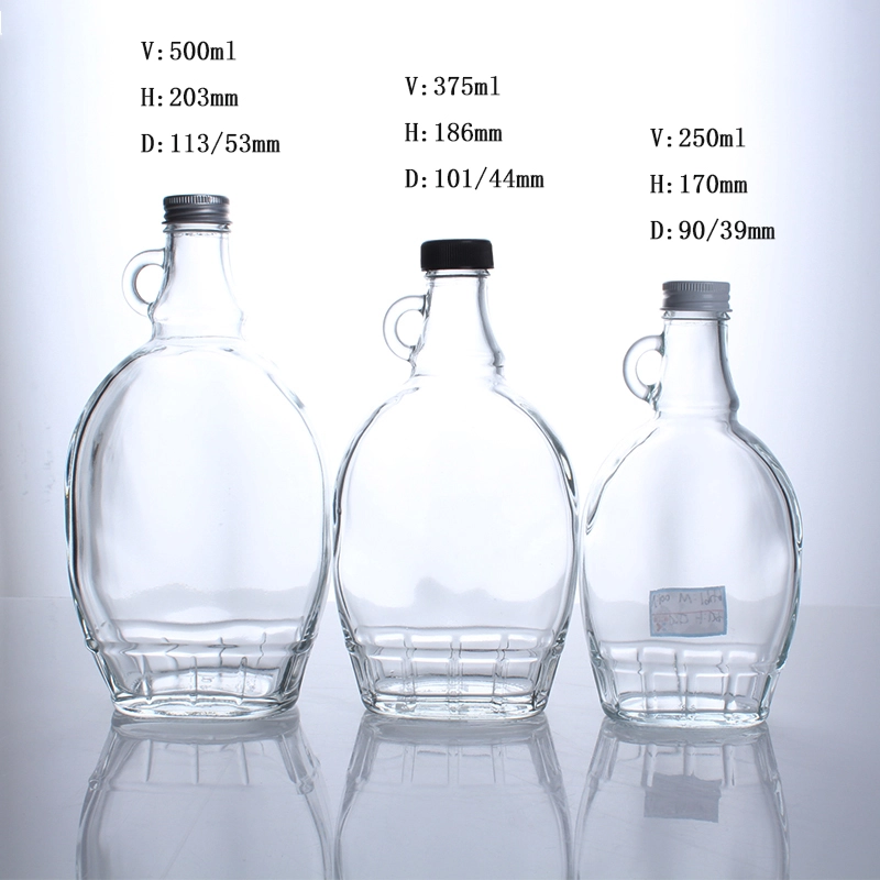 8 oz glass milk bottles with lids