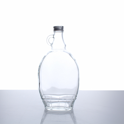 XLDFF-013 500ml Transparent Empty Fresh Milk Glass Bottle For Milk Juice