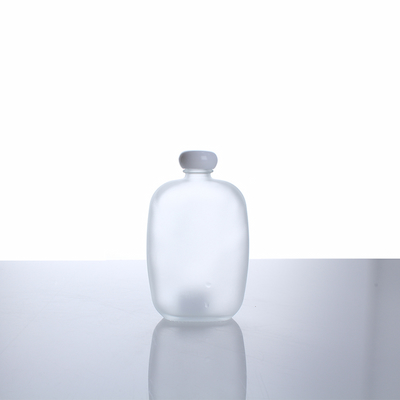 XLDFF-016 Wholesale Empty Flat Square Glass Bottle Juice Cold Brew Coffee Bottle