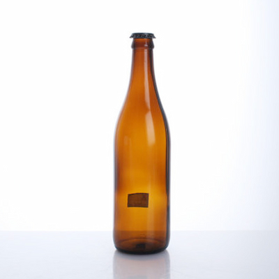 XLDFW-019 500ml Amber Glass Beer Bottle