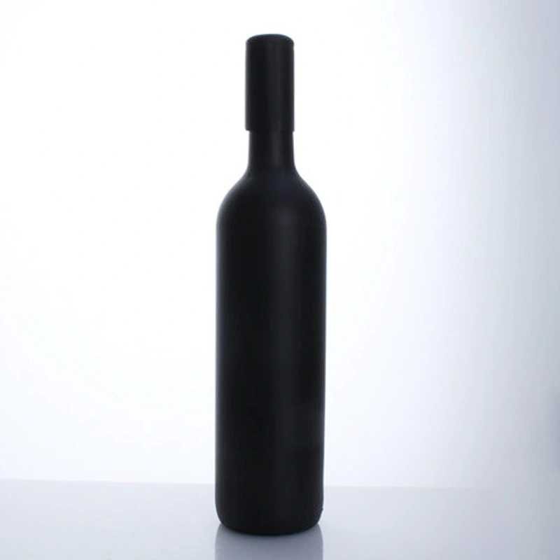 alcohol bottle and glass