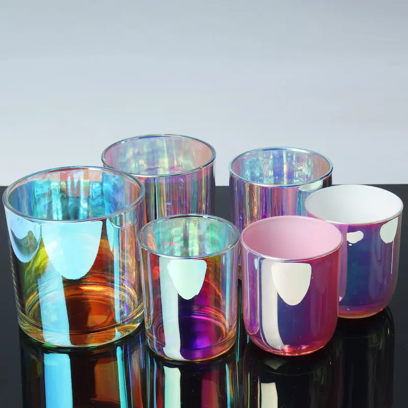 colored glass candle jars buy