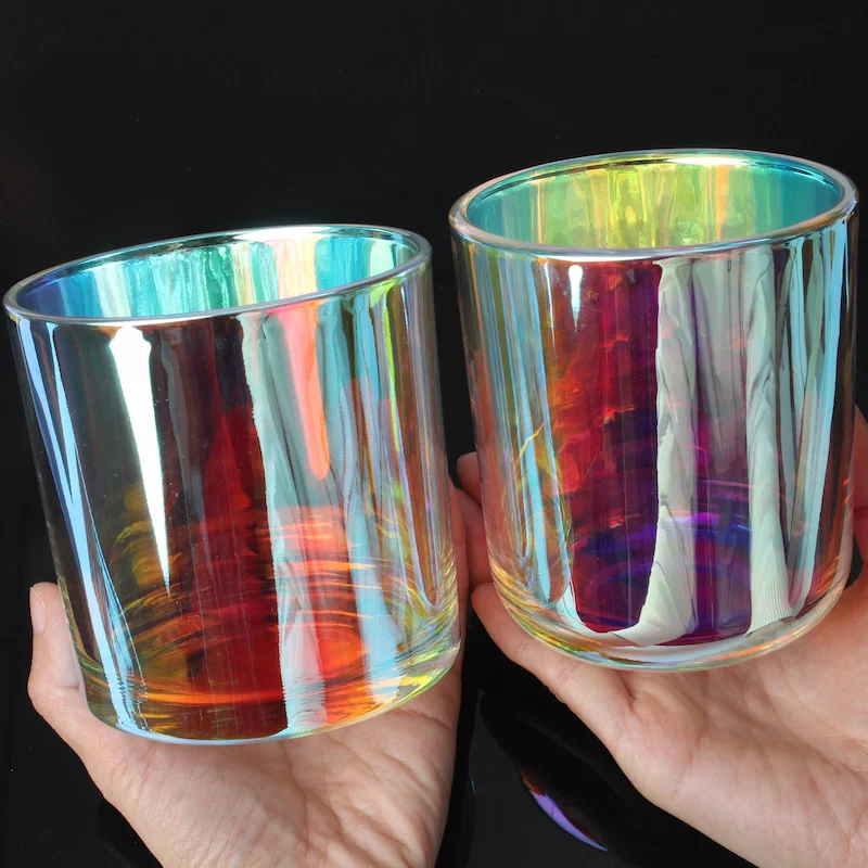 colored glass candle jars maker