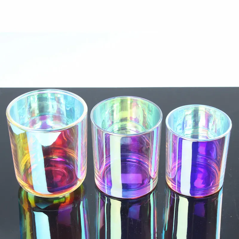 colored glass candle jars supplier