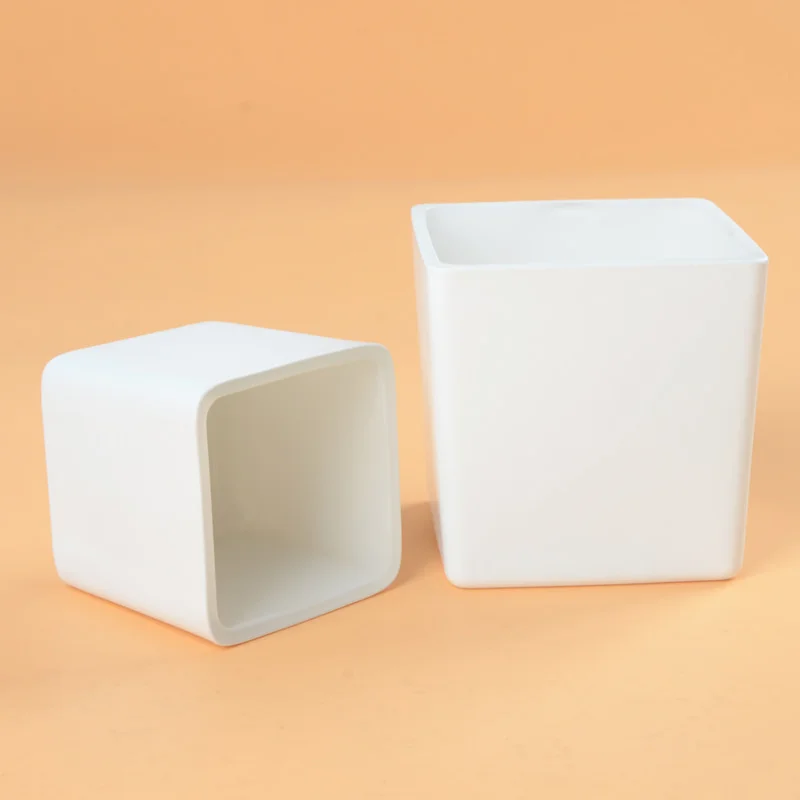white glass candle containers maker