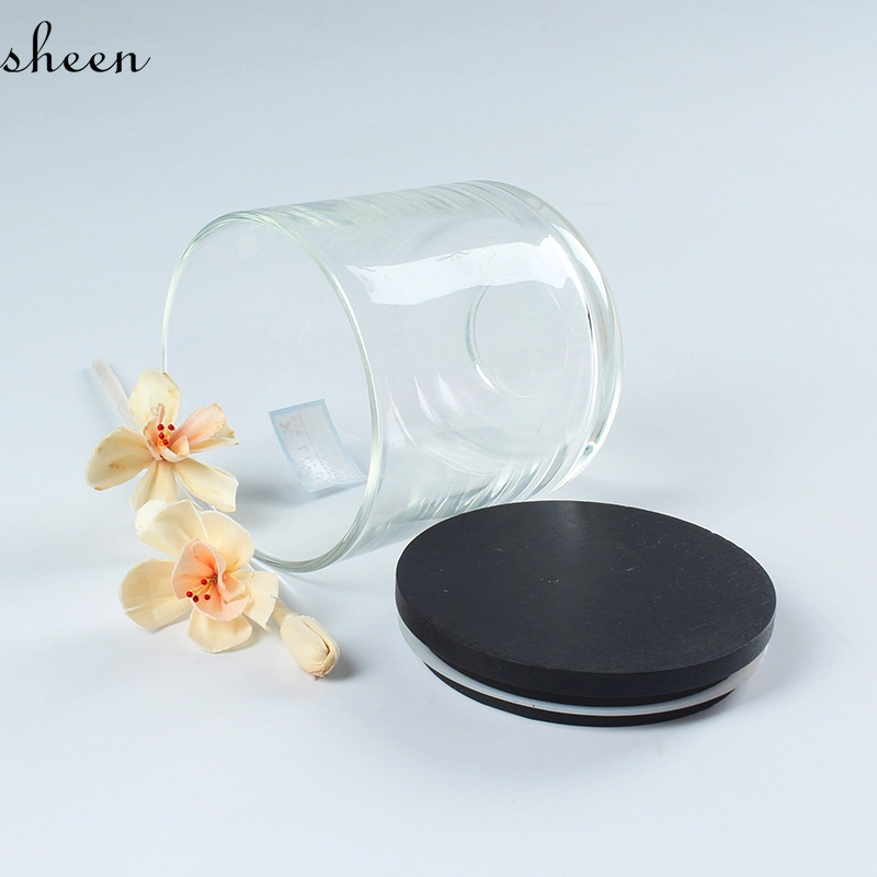 glass water jar with lid supplier