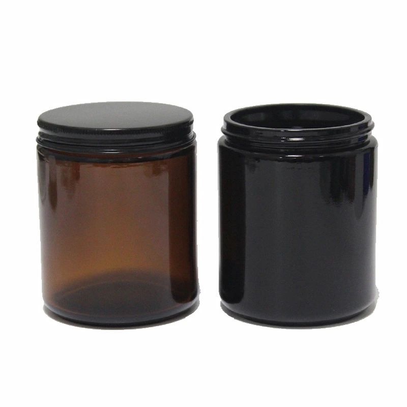 brown glass jars for candles china