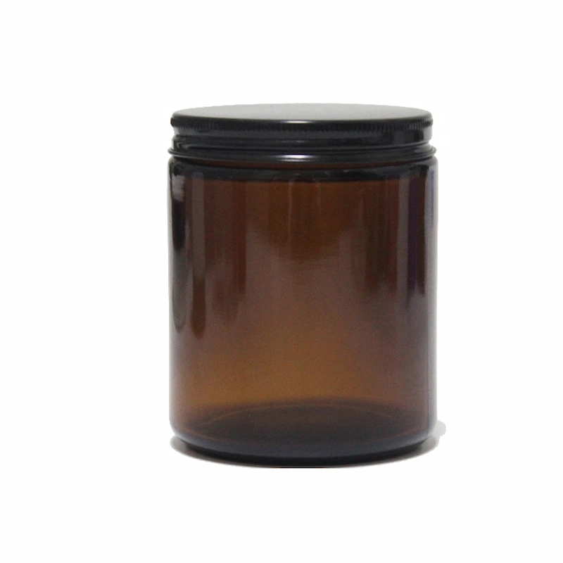 brown glass jars for candles