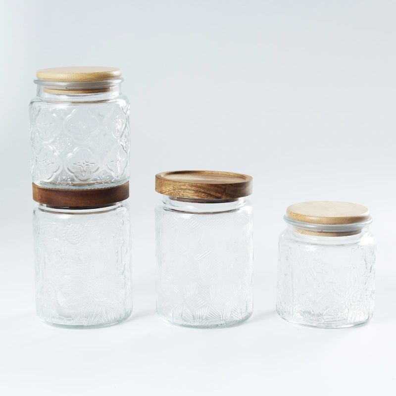 glass jar and lid china