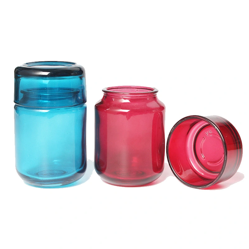 empty glass containers for candles maker