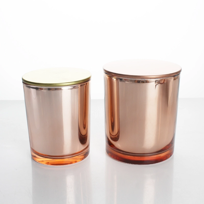 glass candle containers with lids supplier