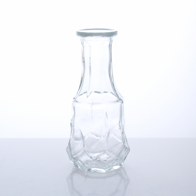 XLDDJ-015 Wholesale Nordic Home Wedding Creative Unique Decorative Clear Flower Bottle Glass Vase