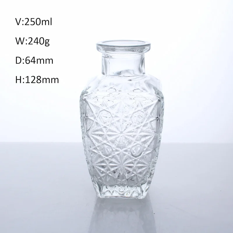 decorative clear glass containers with lids buy