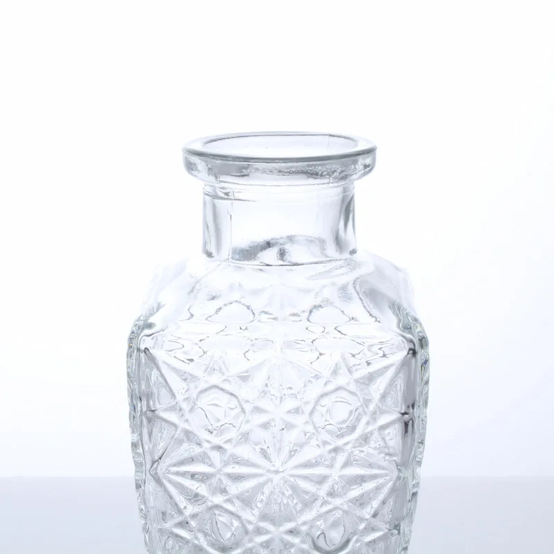 decorative clear glass containers with lids price