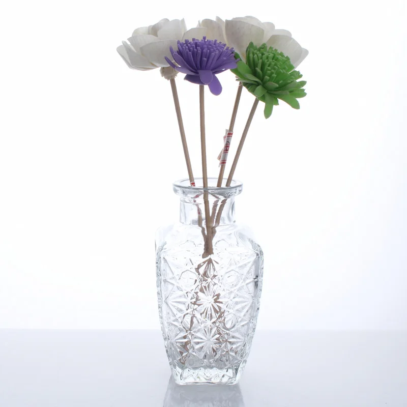 decorative clear glass containers with lids uses