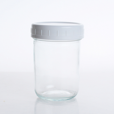 XLDSJ-013 8OZ Clear Glass Baby Jar