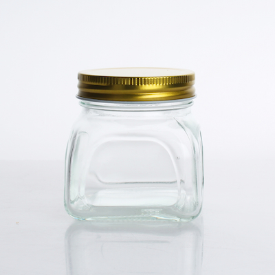 XLDSJ-014 250ml Clear Glass Food Jar