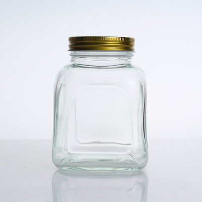 XLDSJ-016 750ml Clear Glass Food Jar