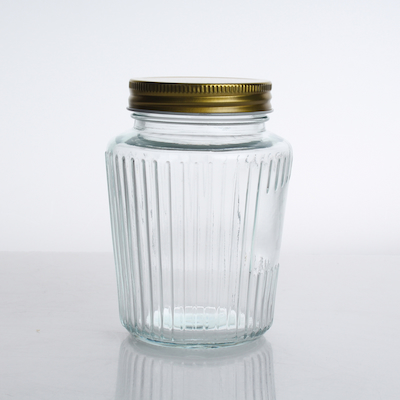 XLDSJ-020 500ml Clear Glass Food Jar