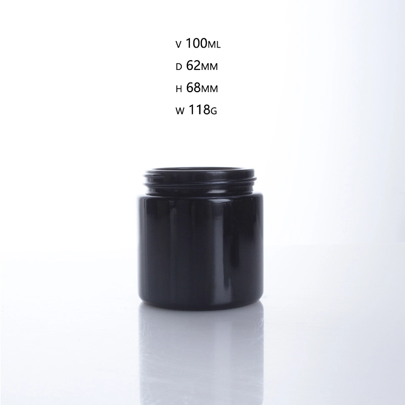 black glass spice jars china