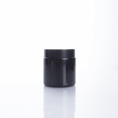 XLDFC-010 Hot Empty Sink Care Glass Black Cream Cosmetic Containers In Bulk With Lids Glass Cream Jar