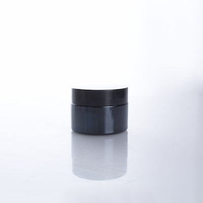 XLDFC-009 High Quality Black Color For Cosmetic Use 30ml With Lid Glass Cream Jar
