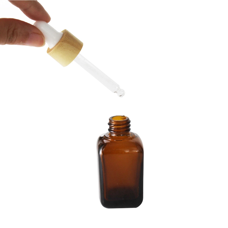 amber glass bottle with metal pump uses
