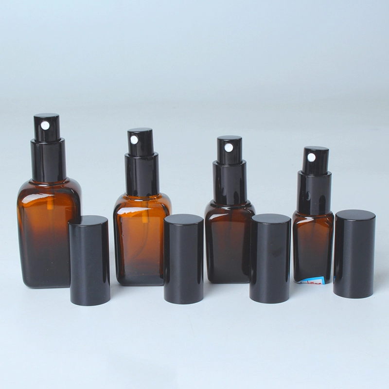 amber glass foaming soap dispenser uses