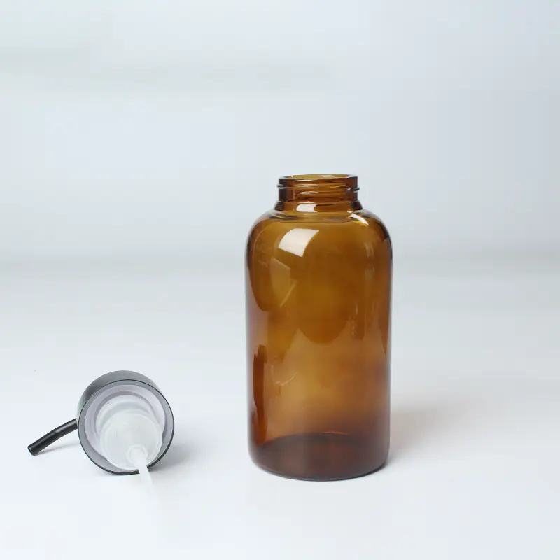amber glass lotion bottles maker