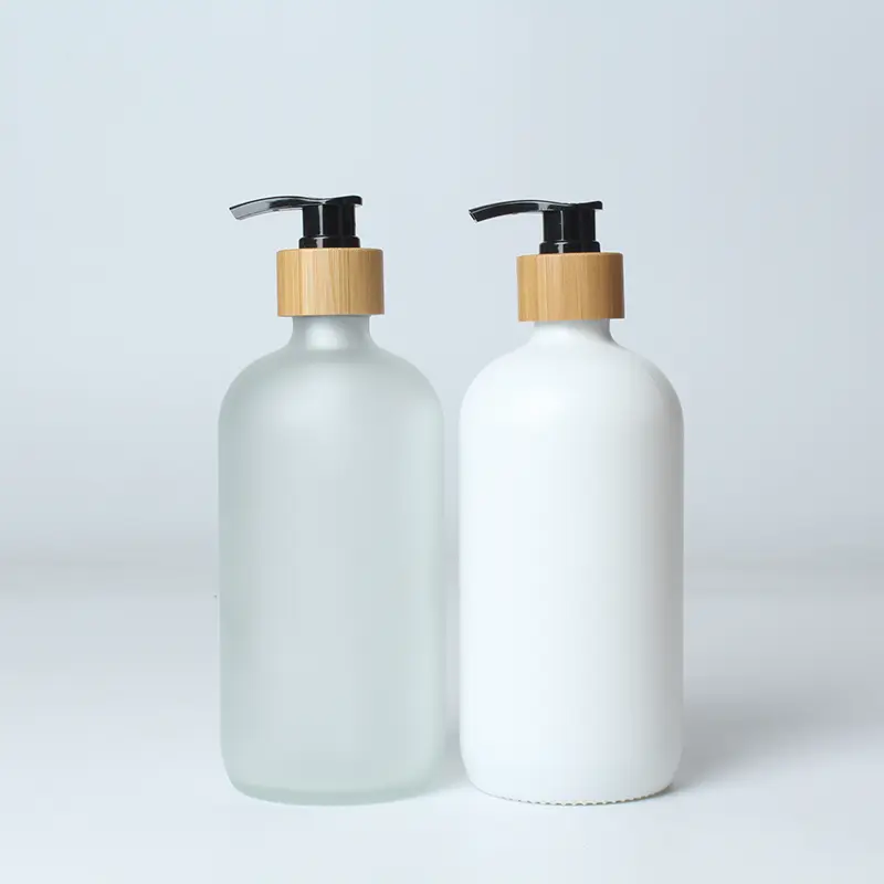 frosted glass lotion bottles manufacturers