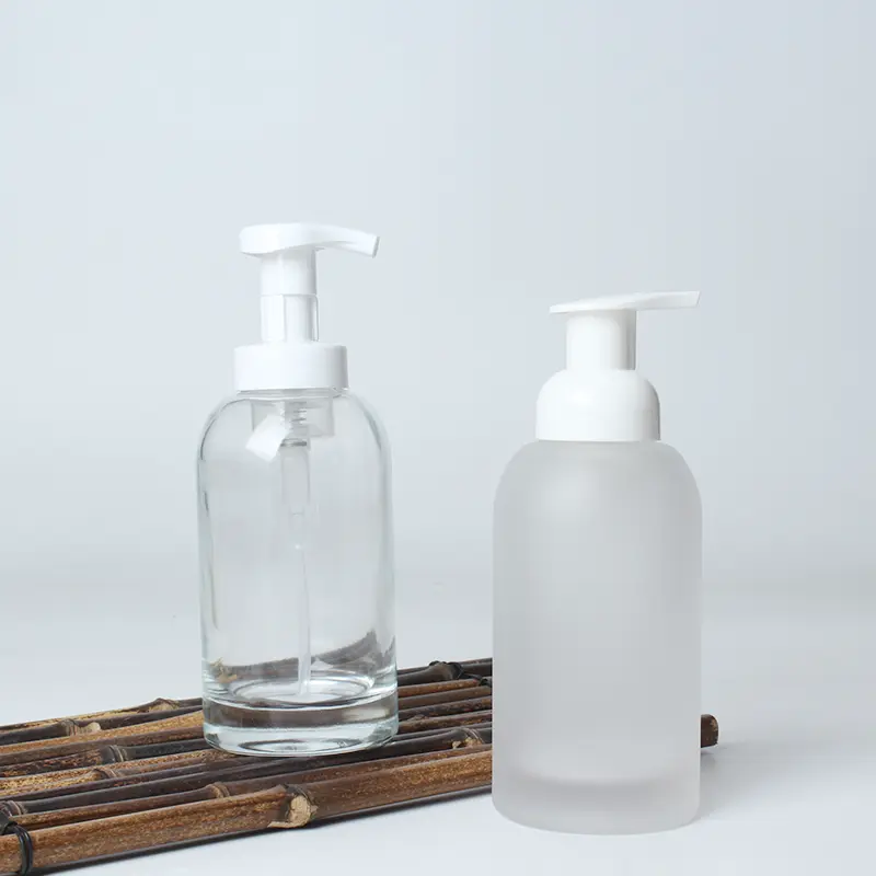 glass lotion bottles with pump maker