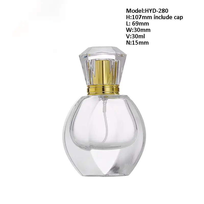 round glass perfume bottles uses