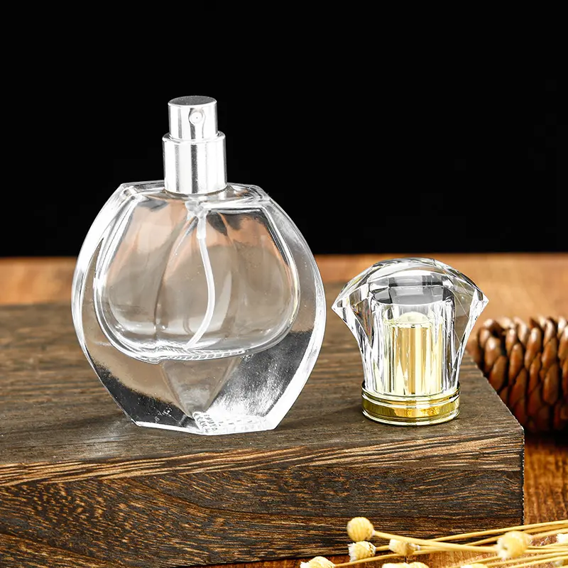 round glass perfume bottles