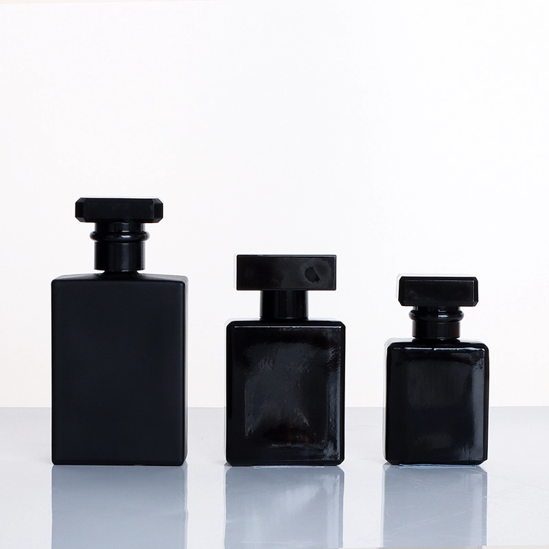 black glass perfume bottles uses