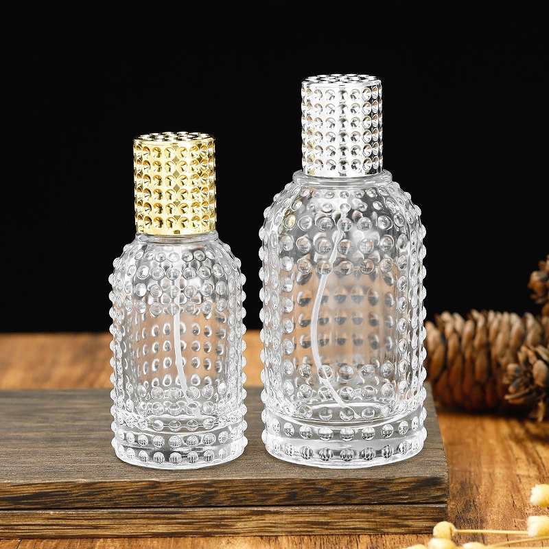 small glass perfume bottles