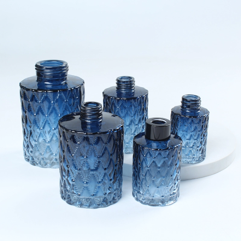blue glass scent bottle china