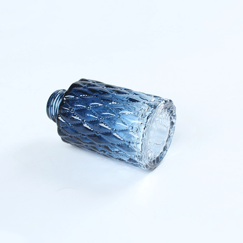 blue glass scent bottle supplier