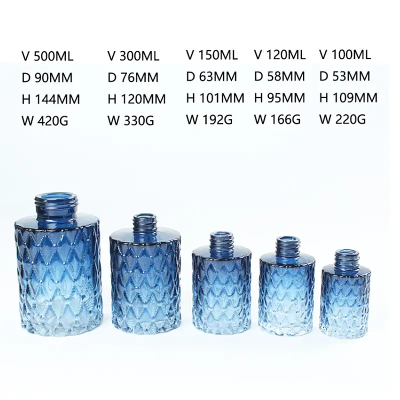 blue glass scent bottle uses