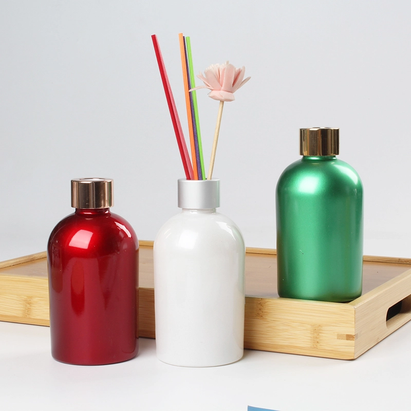 coloured glass reed diffuser bottles price
